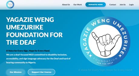 Deaf NGO Website